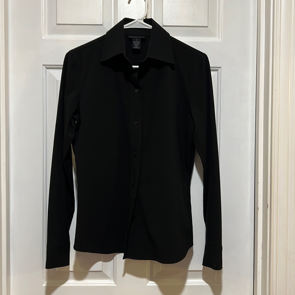 Classic black business shirt